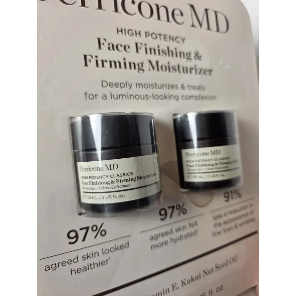 Set Of 2, Perricone MD High Potency Face Finishing & Firming Moisturizer New